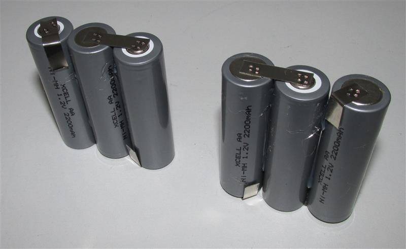 Akkupack für TYCO RC / TMH / FLEXPAK - 7,2 Volt zum Selbsteinbau 1600mAh / 11,52Wh - Ni-MH