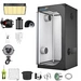 Growbox Komplettset 80x80x160cm Gewächshaus 100W LED Homegrowing Pflanzen Zuchtzelt Spektrum Growschrank mit Zubehör Growbox Komplettset 80x80x160cm Gewächshaus 100W LED Homegrowing Pflanzen Zuchtzelt Spektrum Growschrank mit Zubehör
