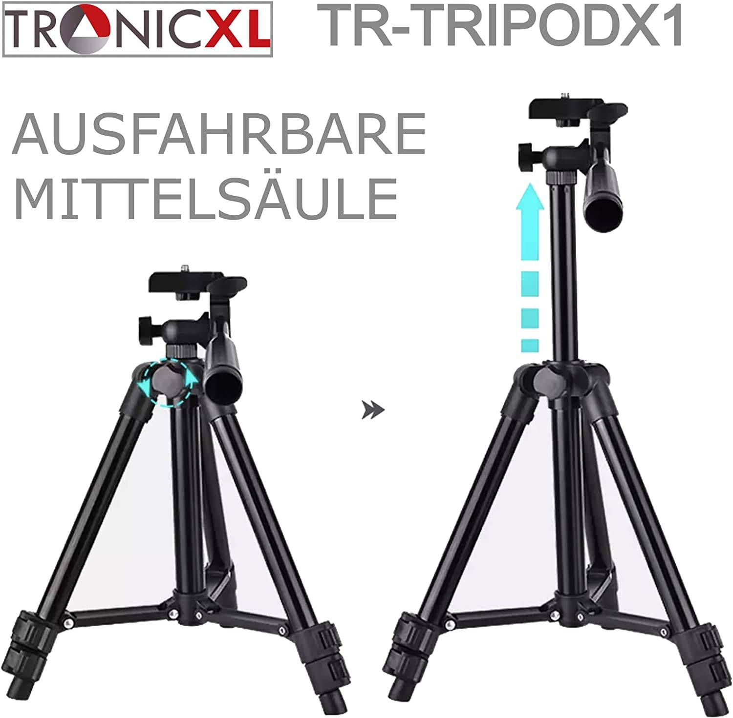 30-63cm Schießstock Zielstock Pirschstock Stativ + Auflage für Objektiv Gewehr Gewehrauflage Tripod Jagd Stabil