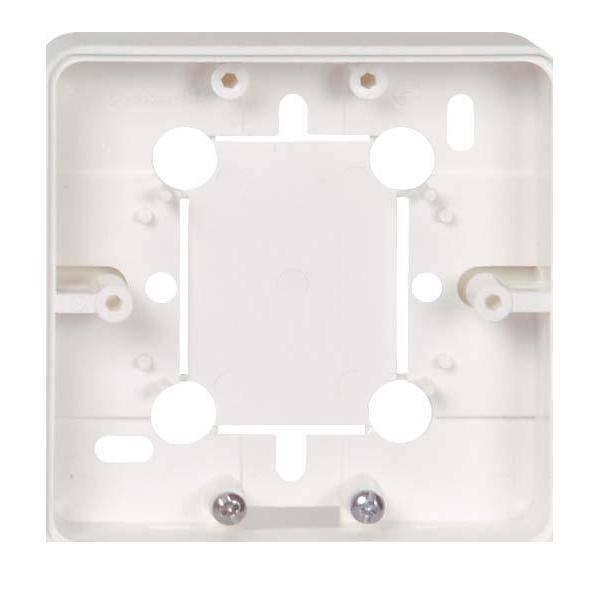 ELSO Renovierung Geräteträger 504104 flach reinweiss Install.Baumaterial Schaltermat/Geb.Steu