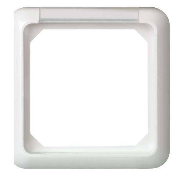 ELSO Fashion Rahmen 224104 1fach reinweiss bruchfest Install.Baumaterial Schaltermat/Geb.Steu