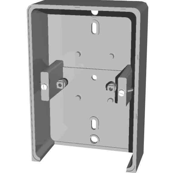 ELSO Renovierung Geräteträger 504204 leer 2fach reinweiss Install.Baumaterial Schaltermat/Geb.Steu