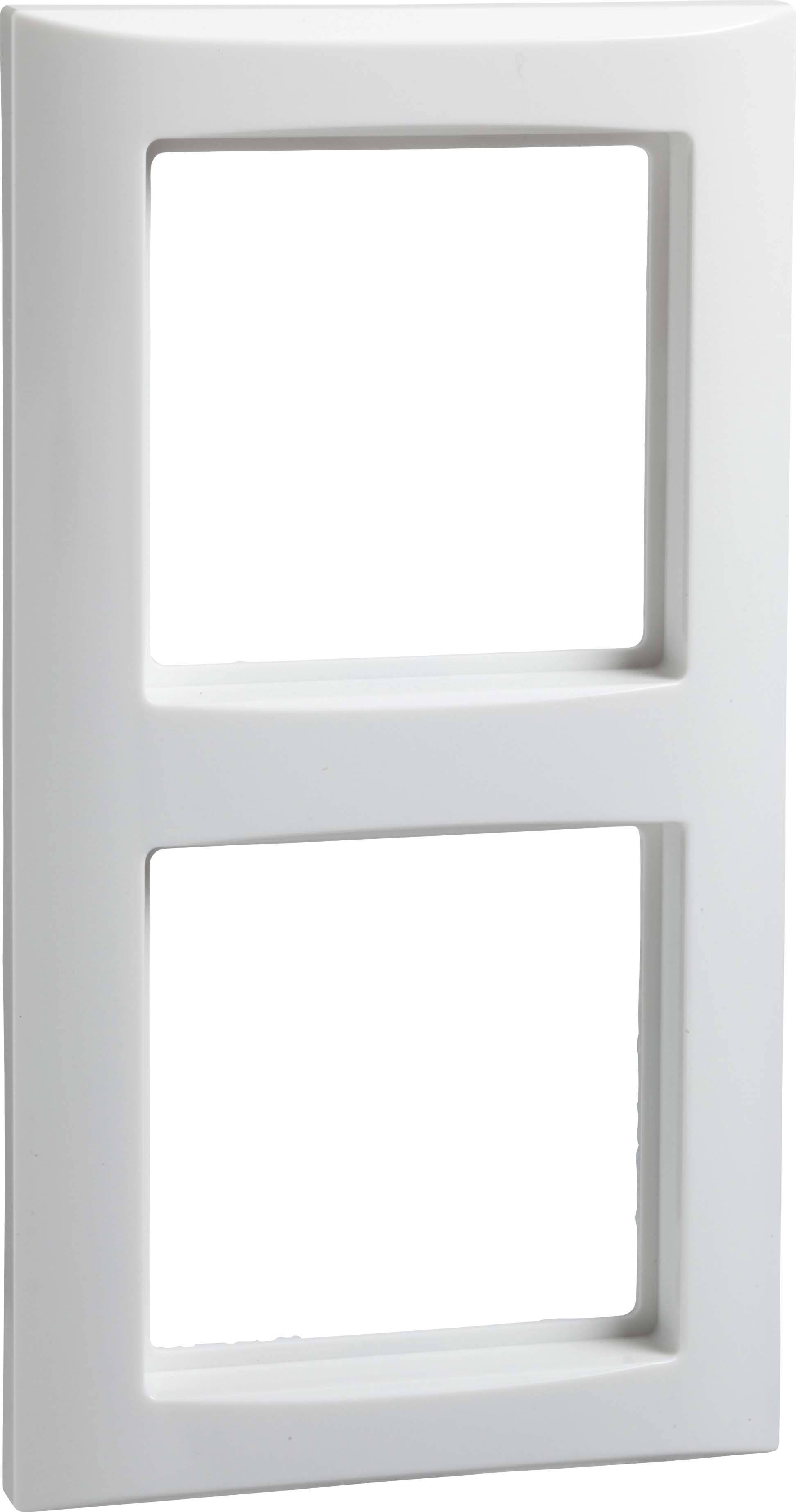 ELSO Joy Rahmen 264204 2fach reinweiss Install.Baumaterial Schaltermat/Geb.Steu Schalter Steckdosenm