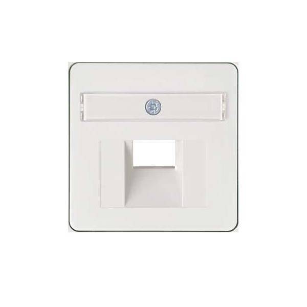 ELSO Zentralplatte UAE 1xRJ45 366504 m.SF JOY reinweiß Install.Baumaterial Schaltermat/Geb.Steu