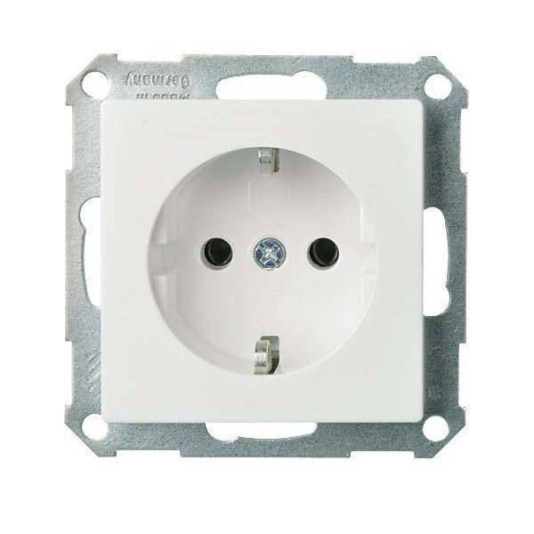 ELSO Joy Schuko Kombi 265004 reinweiss Install.Baumaterial Schaltermat/Geb.Steu Schalter Steckdosenm