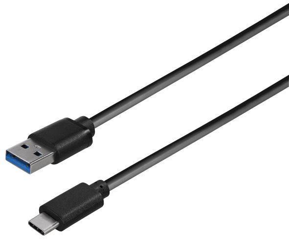 Hapena USB-Kabel 1,8m 3113120202 USB-A 3.0-Stecker - USB-C-Stecker Unterhaltungselektr. Zubehör