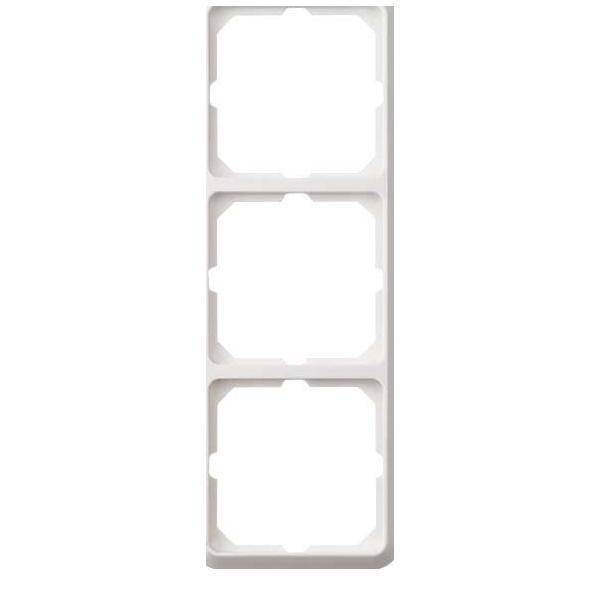 ELSO Fashion Rahmen 204304 3fach reinweiss Install.Baumaterial Schaltermat/Geb.Steu Schalter