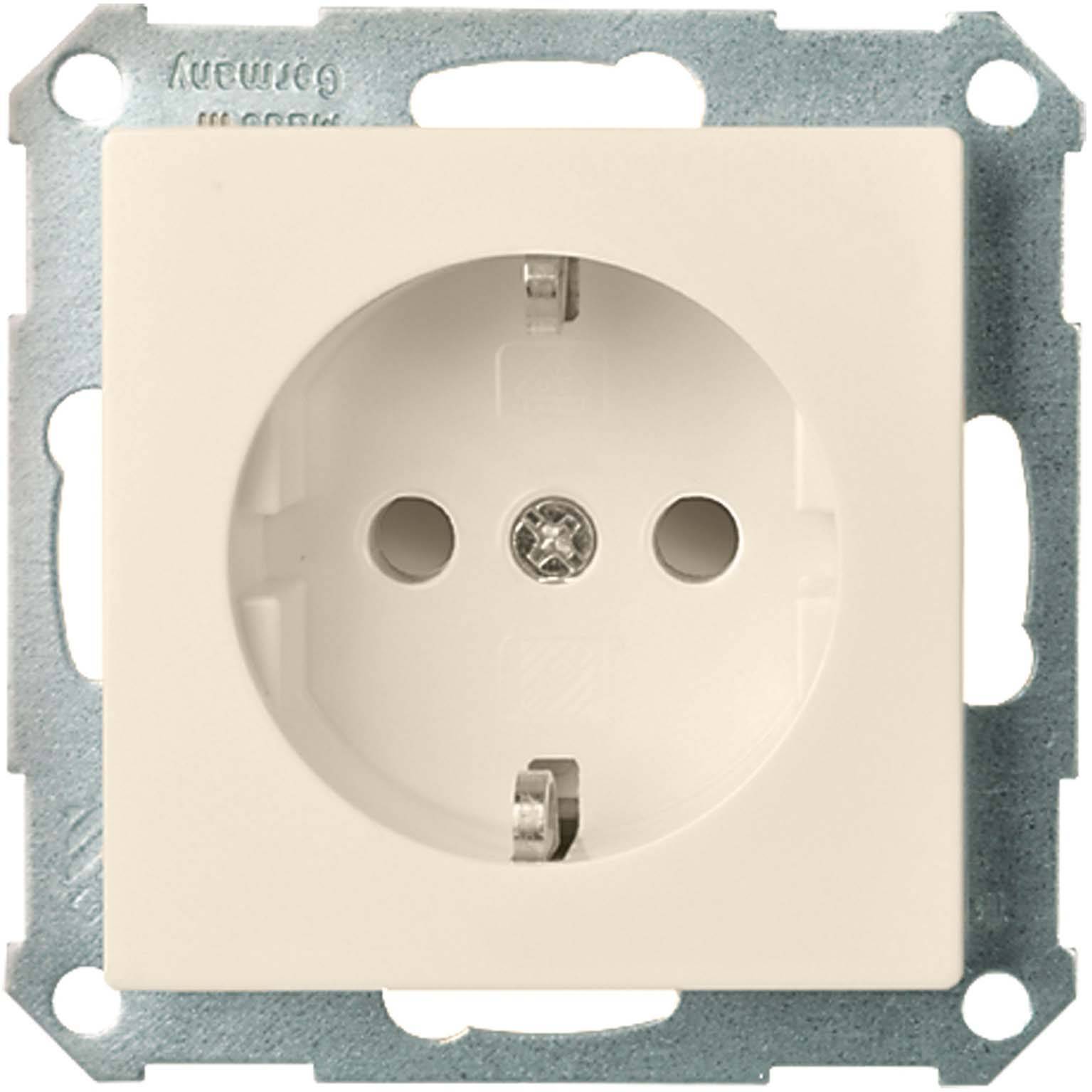 ELSO Steckdoseneinsatz 265204 JOY reinweiß Install.Baumaterial Schaltermat/Geb.Steu Schalter