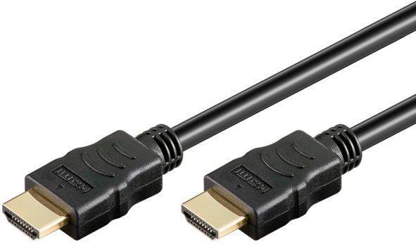 Hapena HDMI-Kabel 2m 76020 mit Ethernet,1.4a/2.0 Unterhaltungselektr. Zubehör Video Audio Kabel