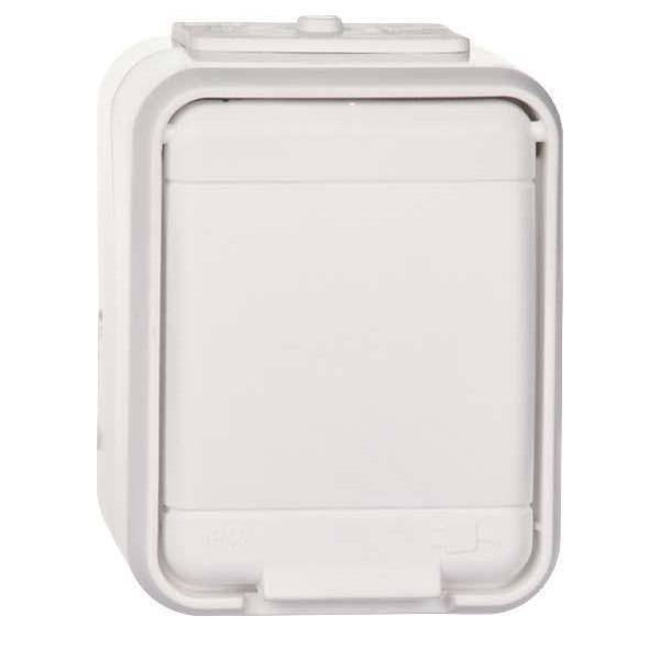 ELSO APWG Aqua-Top Schuko 445004 1fach reinweiss Install.Baumaterial Schaltermat/Geb.Steu Schalter