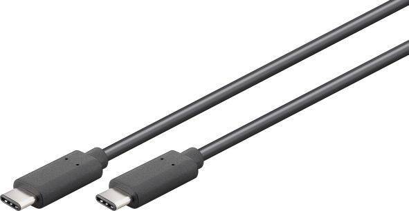 Hapena USB-C-Kabel 1m 3113110102 USB3.1 Gen2 60W PD Stecker/Stecker Unterhaltungselektr. Zubehör
