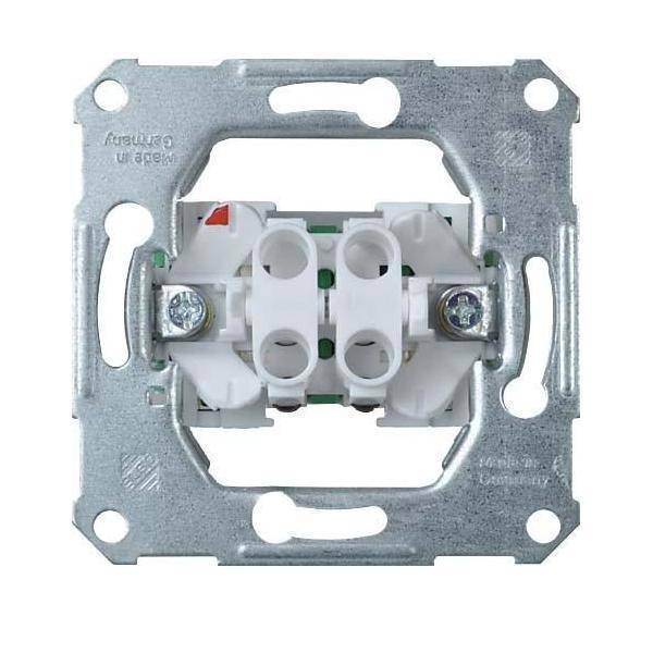 ELSO UP Doppel-Taster 112500 2Schliesser Install.Baumaterial Schaltermat/Geb.Steu Schalter