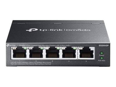 TP-Link Omada Switch 5x GE ES205GP 4-Port PoE+ Multimedia-Technik Switche
