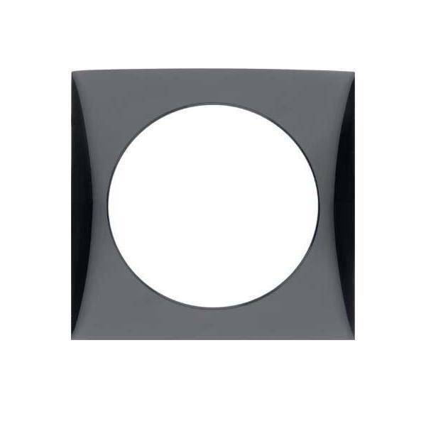 BER Rahmen 1fach Integro Flow 0918272510 schwarz glänzend Install.Baumaterial Schaltermat/Geb.Steu