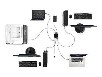 STARTECH 4x4 USB 3.0 Sharing Switch Eingabe / Ausgabe Dockingstations und Hubs