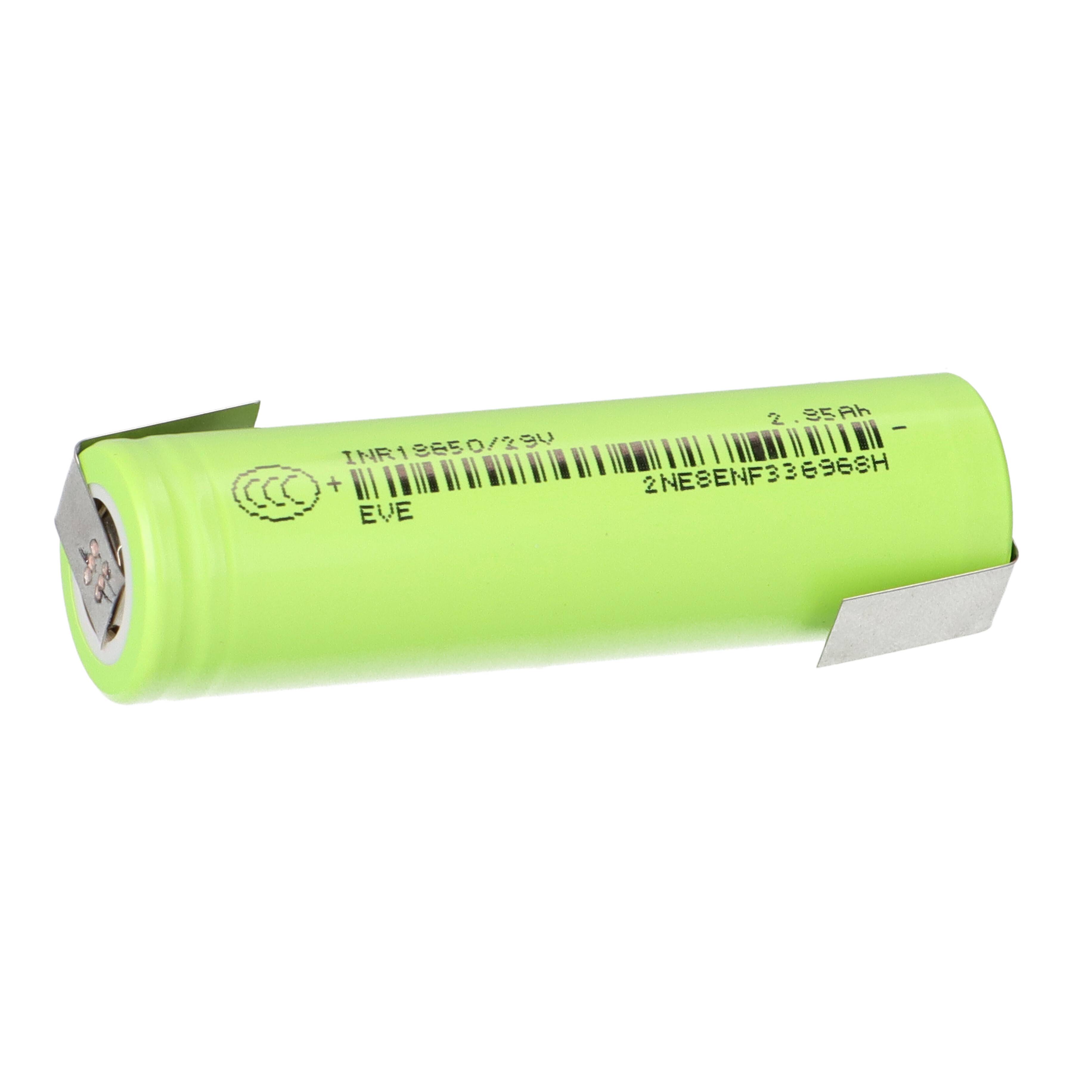EVE INR18650-29V 2850mAh 3,6V Li.Ion Entladestrom 8.4A Z-Lötfahne