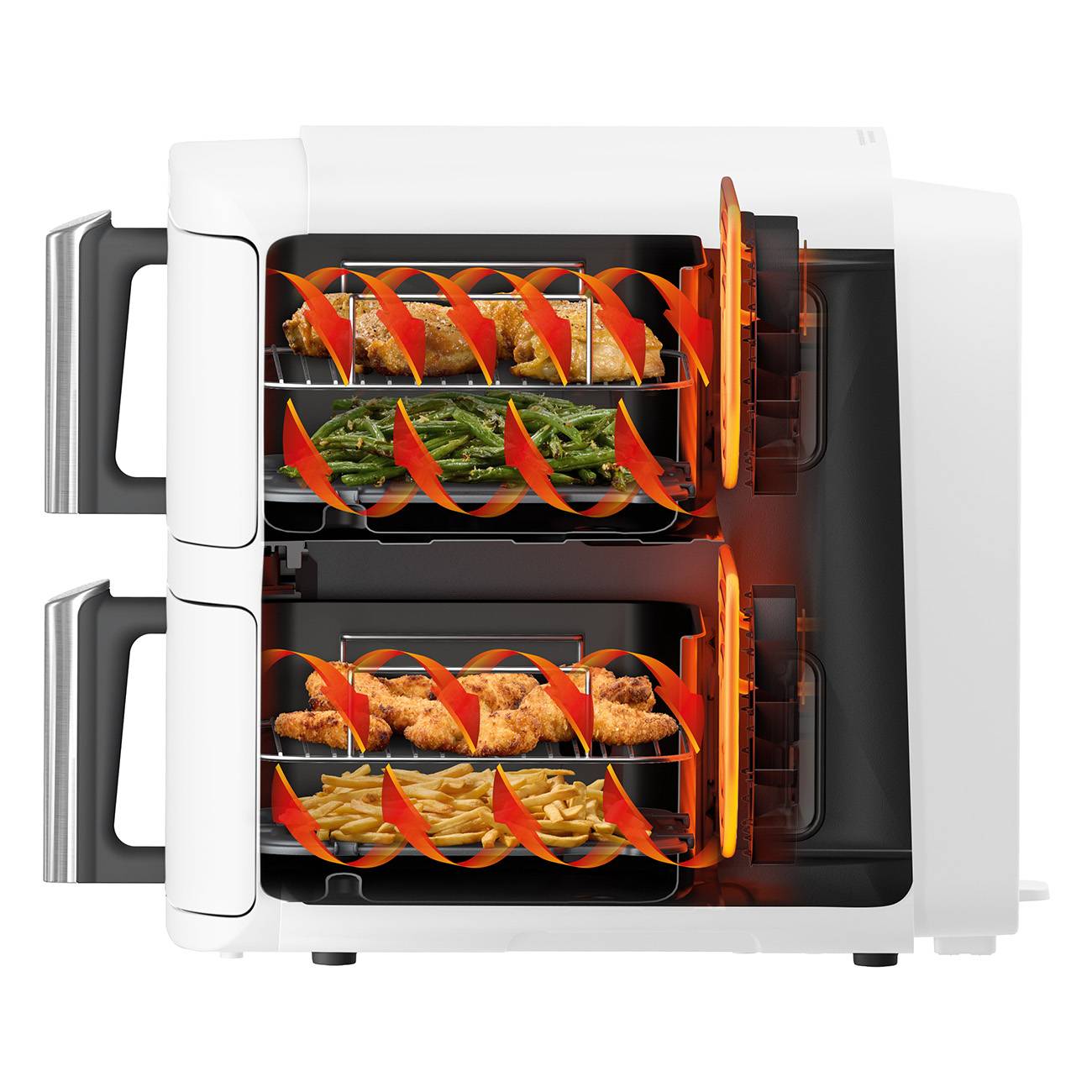 Ninja SL400EUWH Double Stack XL Heißluftfritteuse