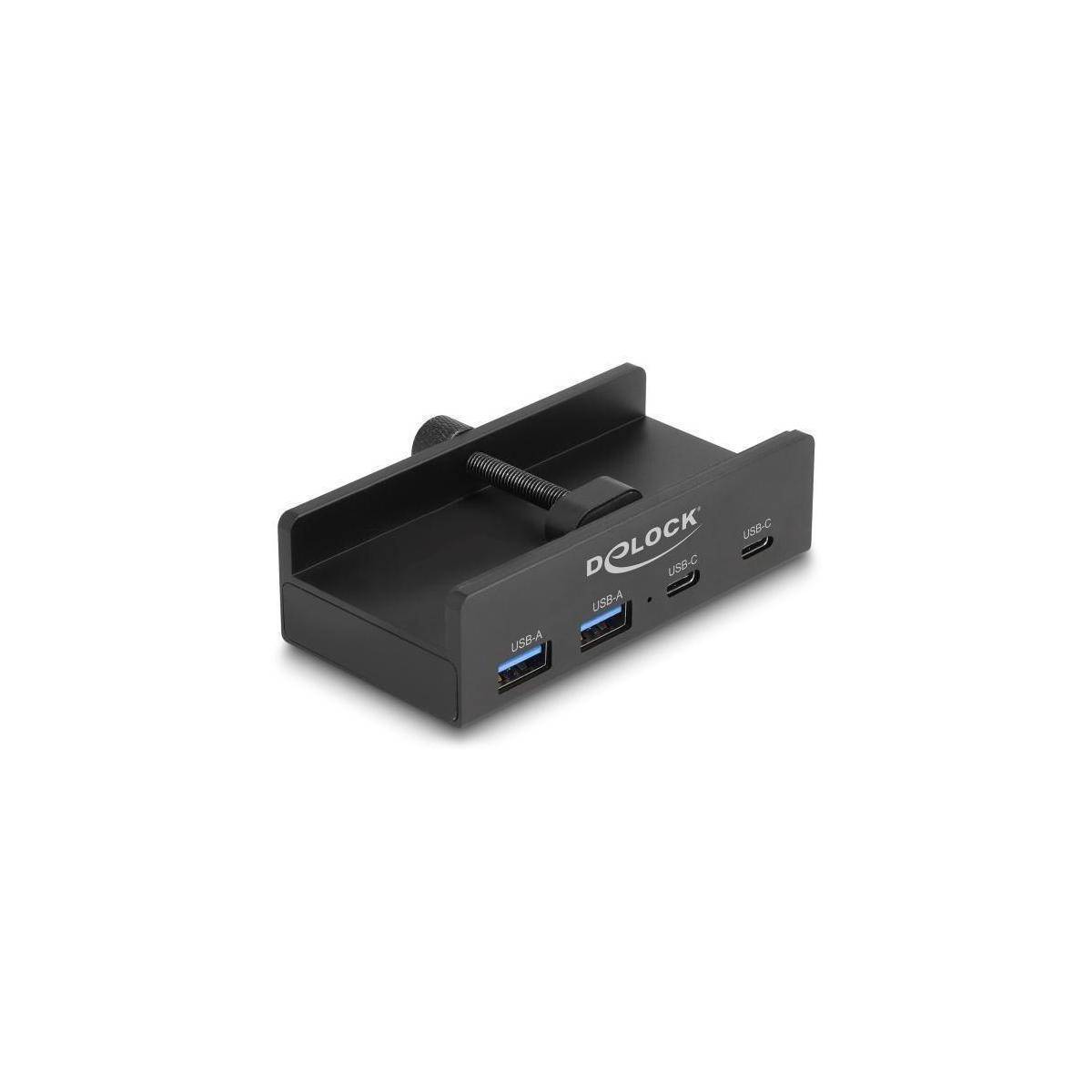 Delock - Hub - 5 Gbps, external, with locking