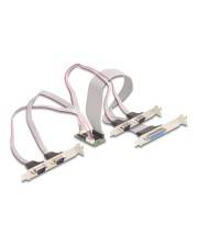 Delock Mini PCIe I/O full size 4 x Seriell RS-232 1 Parallel