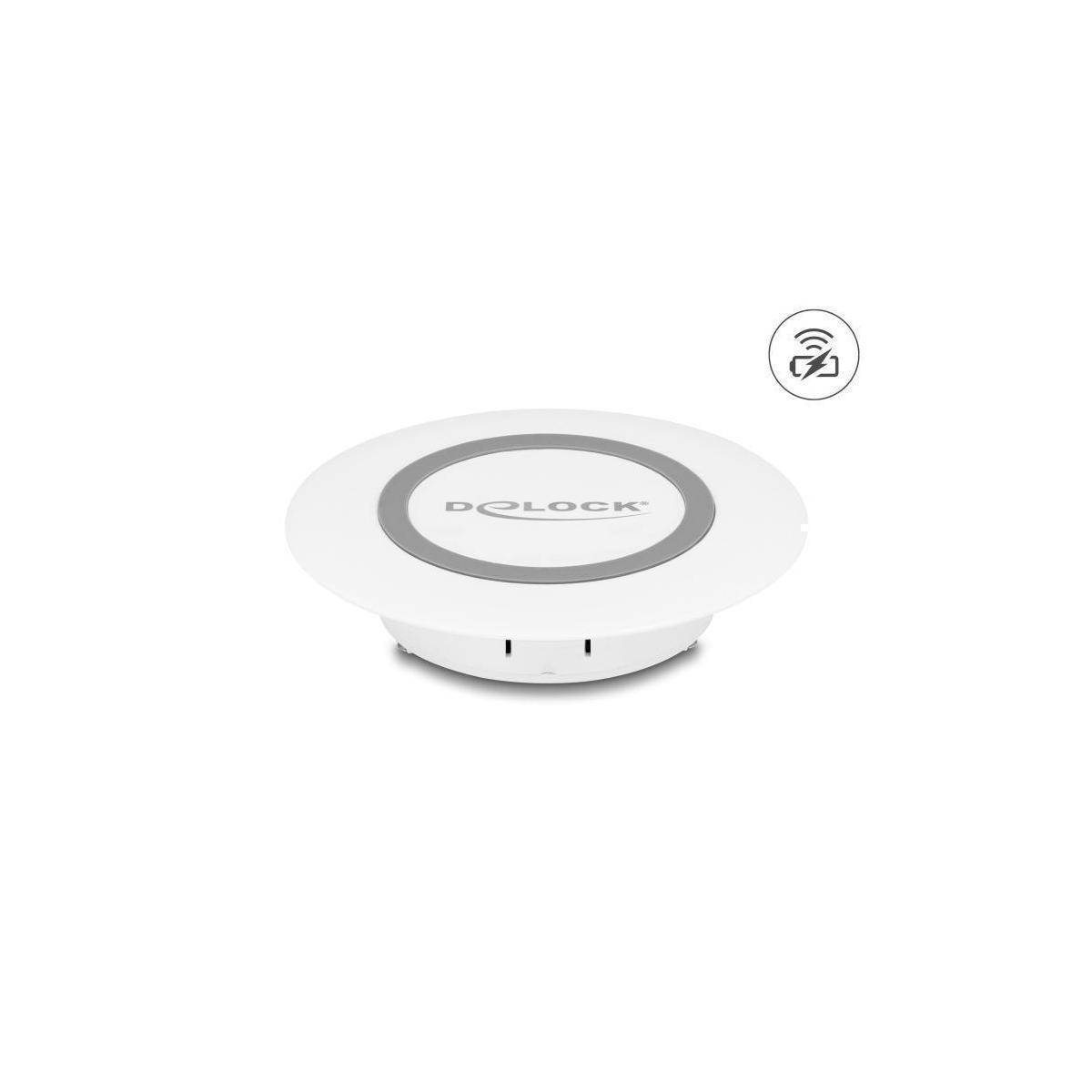 66260 - Wireless Charger 15 W für Tischeinbau weiß