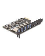 Delock USB 5 Gbps PCI Express x1 Karte zu 5 x extern PCI-Express Mbps