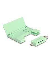 Delock Card Reader USB 5 Gbps Type-C Typ-A für SD und Micro Speicherkarten mit