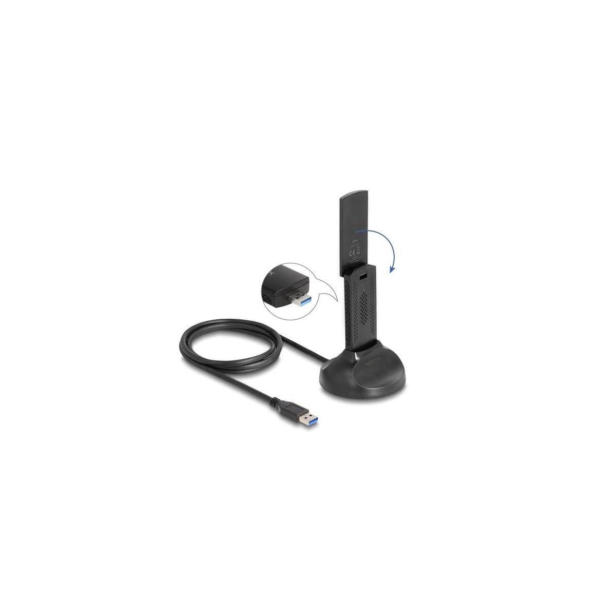 12774 - Wi-Fi 6E Dualband WLAN USB Adapter AX5400 (2 x 2402 574 Mbps)