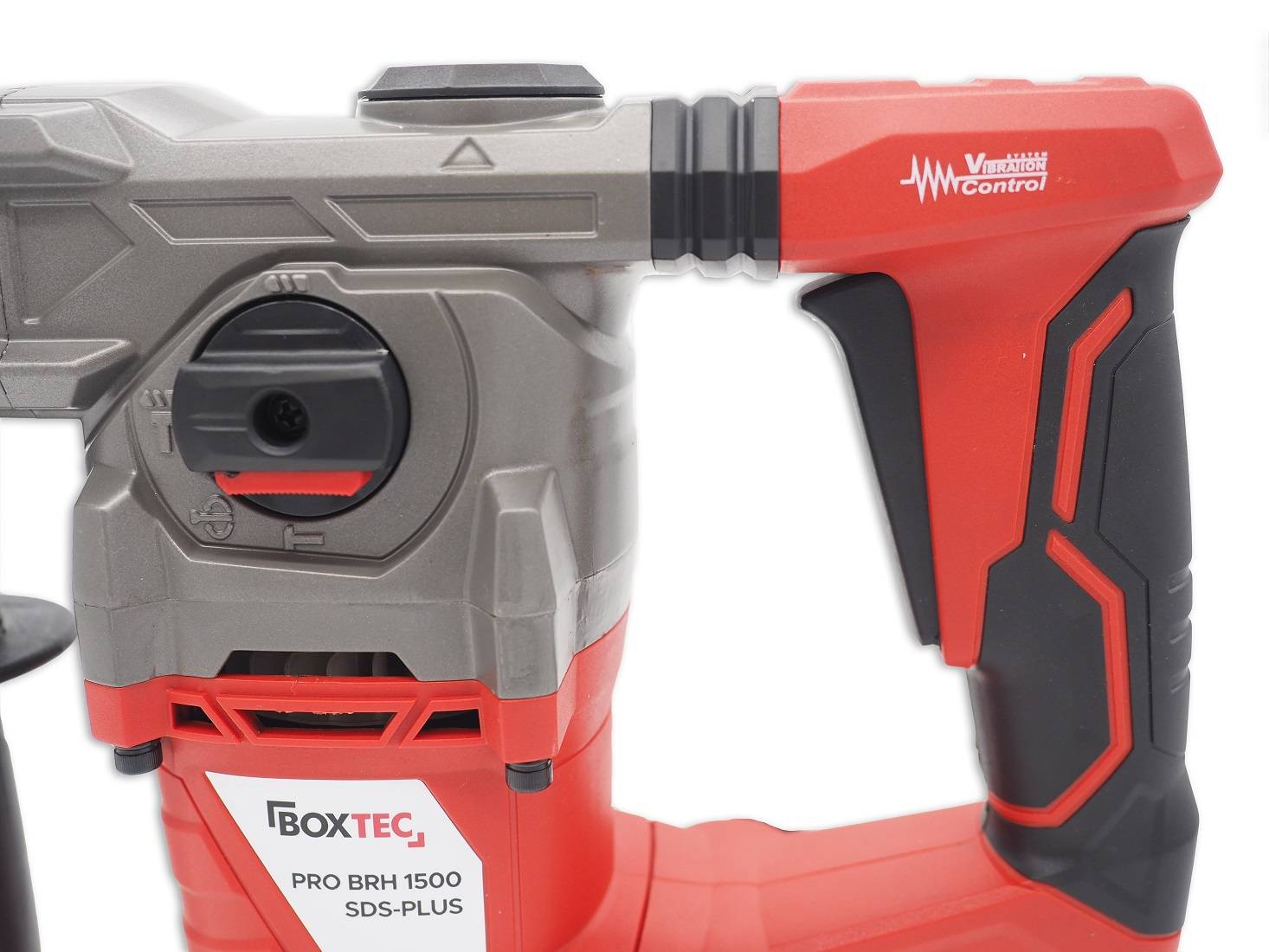 BOXTEC BRH 1500 Bohrhammer SDS-PLUS 1500W Antivibrationsgriff-1500W - SET neues Modell