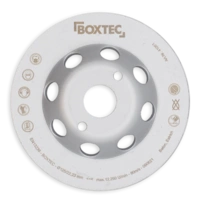 BOXTEC Diamantschleifteller Diamantschleiftopf 22,2 BETON, ESTRICH-180mm - 5mm - PRO BOXTEC Diamantschleifteller Diamantschleiftopf 22,2 BETON, ESTRICH-180mm - 5mm - PRO