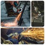 BOXTEC Fächerscheiben BRAUN 125mm Lamellenscheiben für Metall & Holz-P80 - 10er Pack