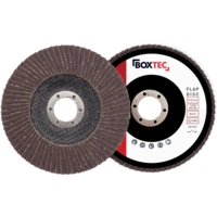 BOXTEC Fächerscheiben BRAUN 125mm Lamellenscheiben für Metall & Holz-P60 - 10er Pack BOXTEC Fächerscheiben BRAUN 125mm Lamellenscheiben für Metall & Holz-P60 - 10er Pack