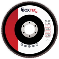 BOXTEC Fächerscheiben BRAUN 125mm Lamellenscheiben für Metall & Holz-P60 - 10er Pack BOXTEC Fächerscheiben BRAUN 125mm Lamellenscheiben für Metall & Holz-P60 - 10er Pack