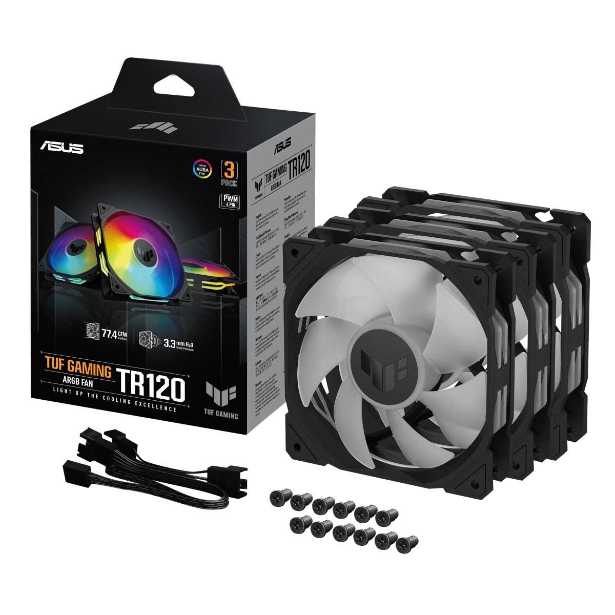 TR120 FAN ARGB BLACK 3IN1