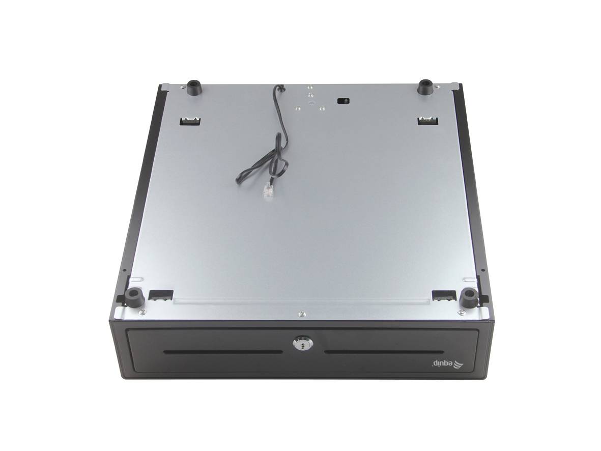 Equip Kassenschublade für POS-System - 4 Geldschein- und 8 Münzfächer - Münzfächer herausnehmbar - RJ11-Anschluss für Fernöffnung - Manuelle Ka