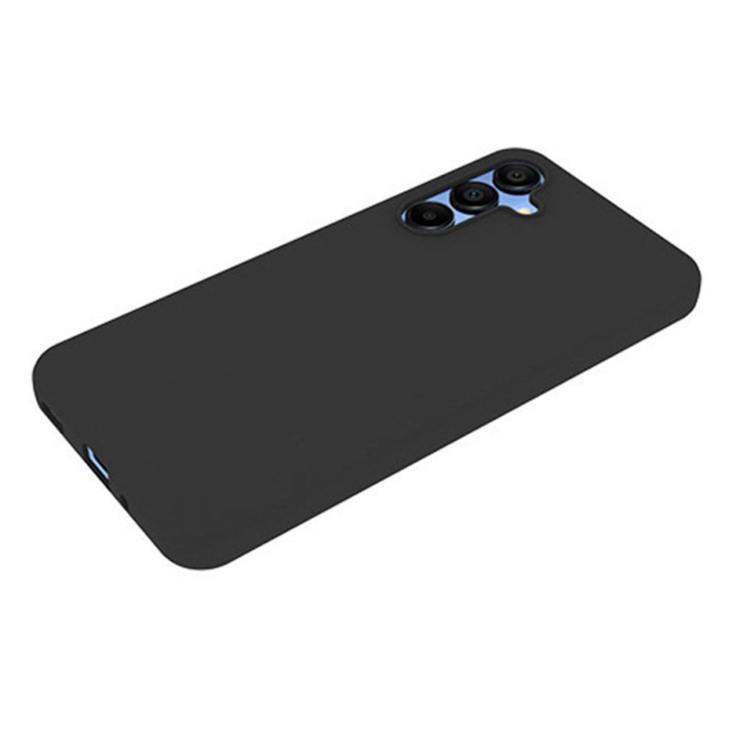 Für Samsung Galaxy A16 Silikon TPU Schutz Hülle Schwarz + H9 Hart Glas Folie
