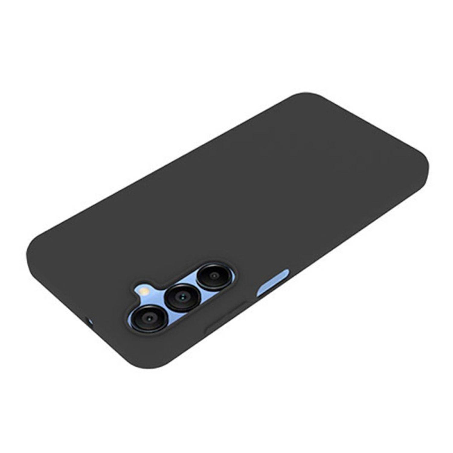 Für Samsung Galaxy A16 Silikon TPU Schutz Hülle Schwarz + H9 Hart Glas Folie