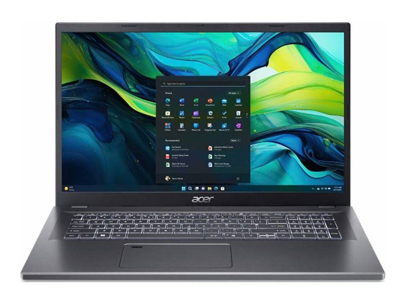 Acer Aspire 17 A17-51M - Intel Core 7 150U / 1.8 GHz - Win 11 Home - Intel Graphics - 16 GB RAM - 1.024 TB SSD NVMe