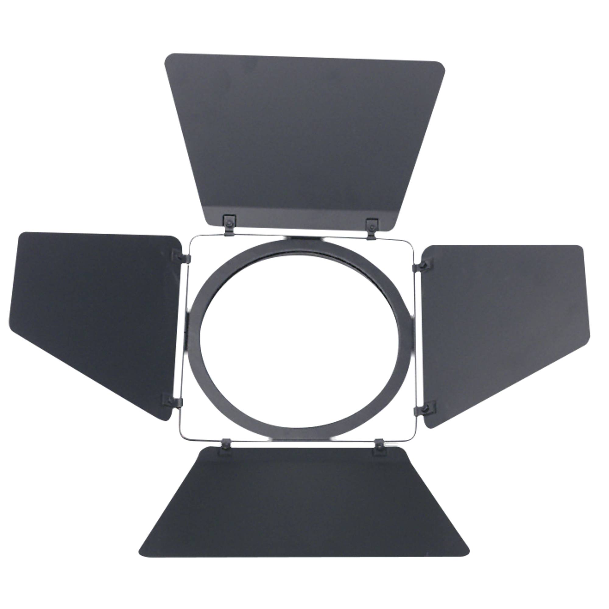 Showtec Barndoor for Parcan 64 Schwarzes vierflügeliges Aluminium-Flügeltor