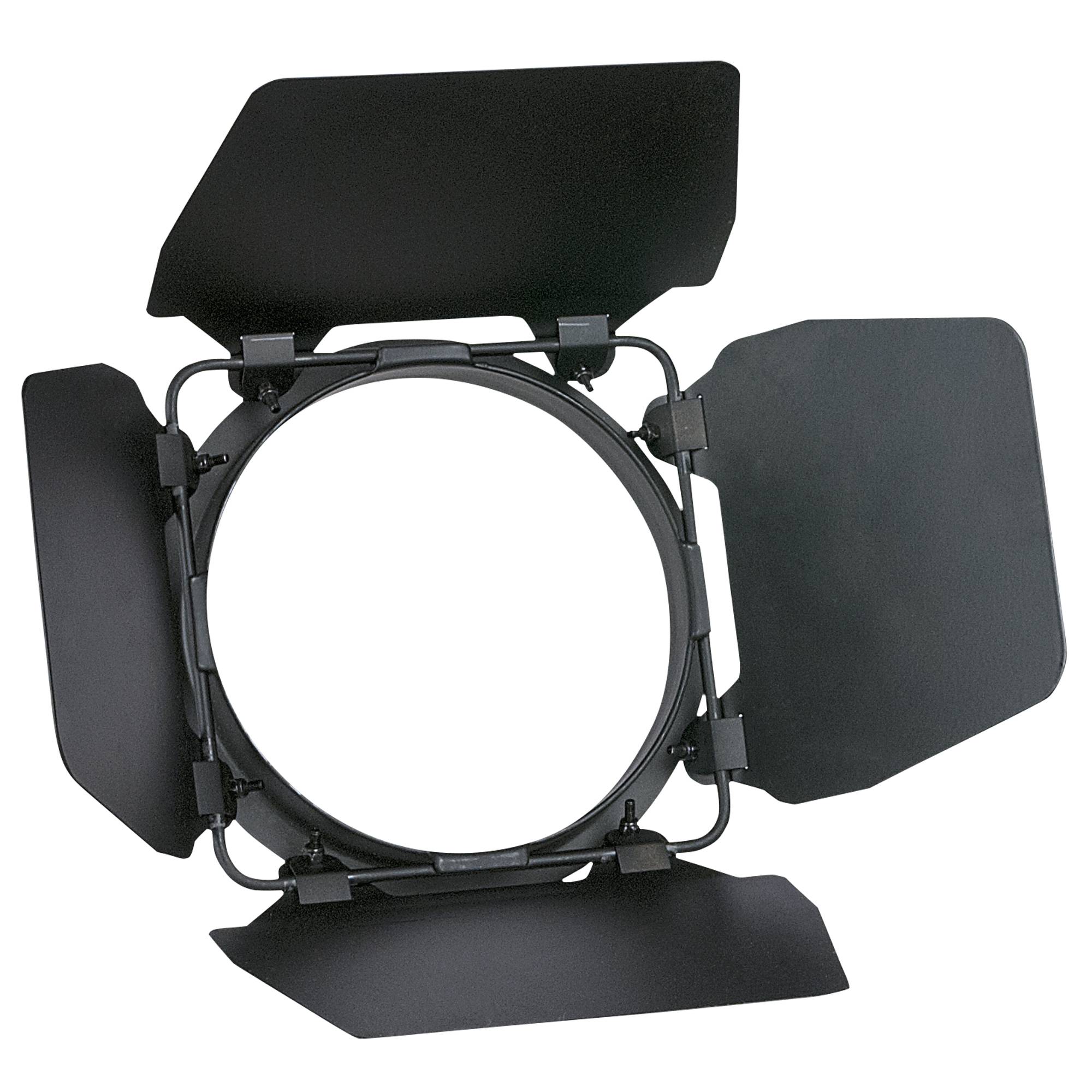 Showtec Barndoor for Performer 1000 Fresnel Schwarzes vierflügeliges Fiügeltor aus Metall