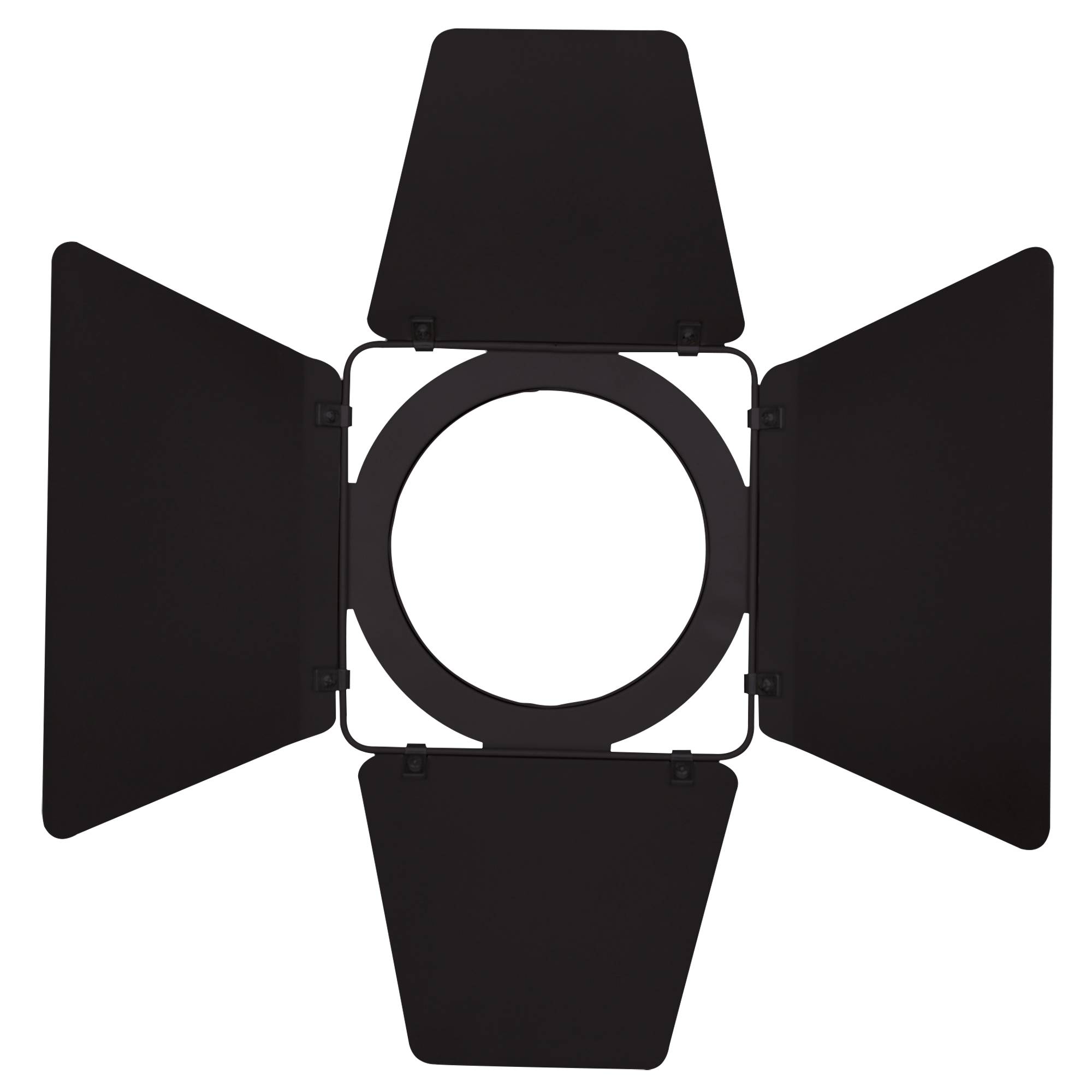 Showtec Barndoor for Performer Fresnel Mini Schwarzes vierflügelige Flügeltor aus Metall