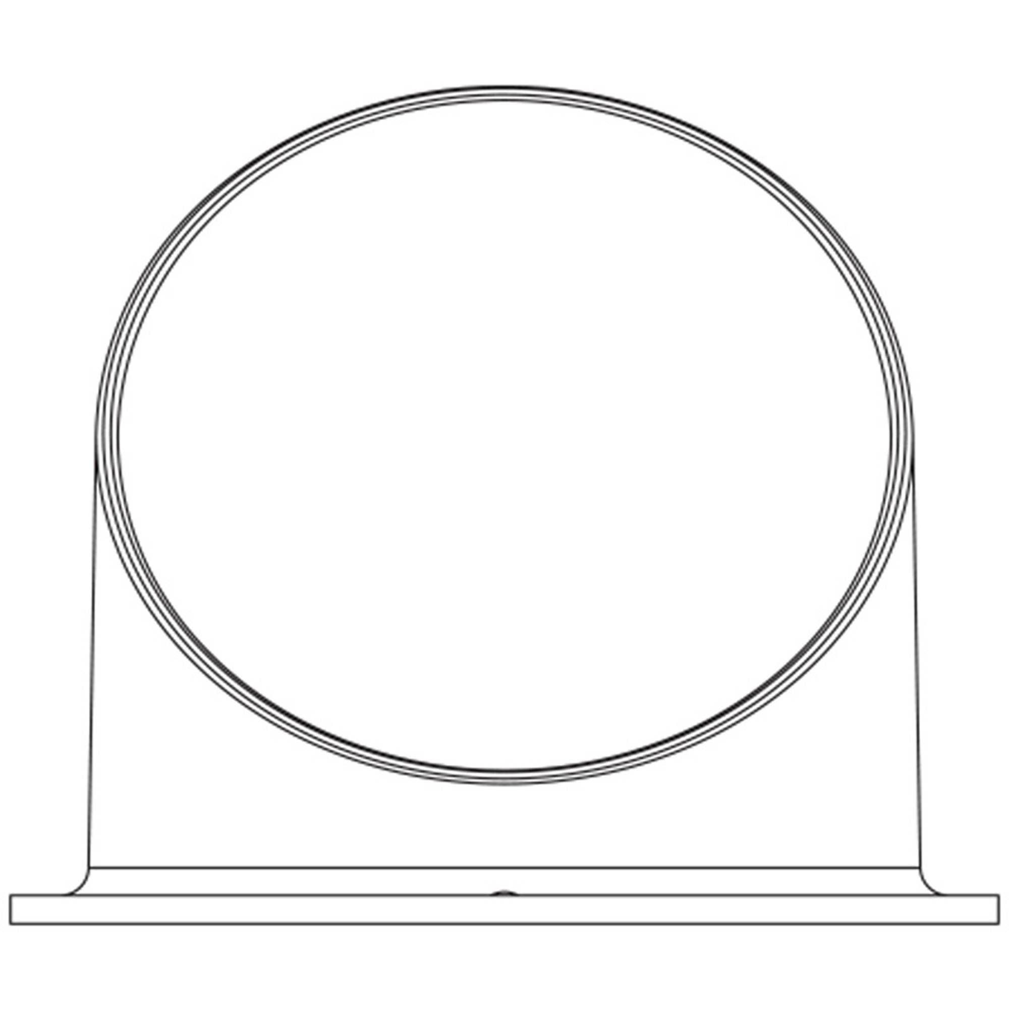 Showtec Glare Shield for Performer Fresnel Mini Schwarzer Aluminium Blendschutz
