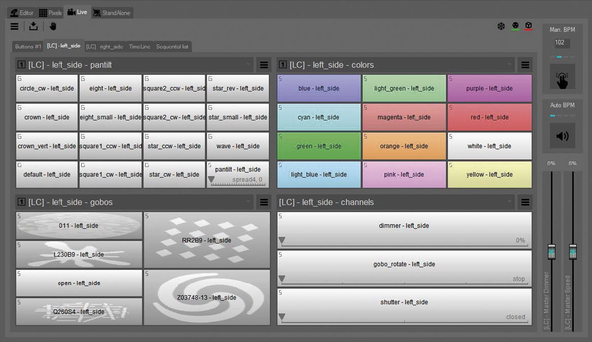 Showtec Quick DMX IR Remote Optionale Fernbedienung für Rack 1024
