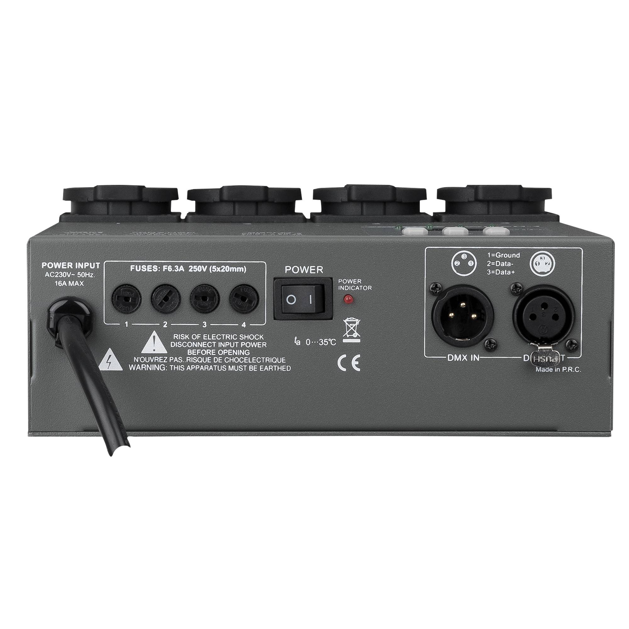 Showtec MultiSwitch DMX512 Switch-Pack mit 4 Kanälen