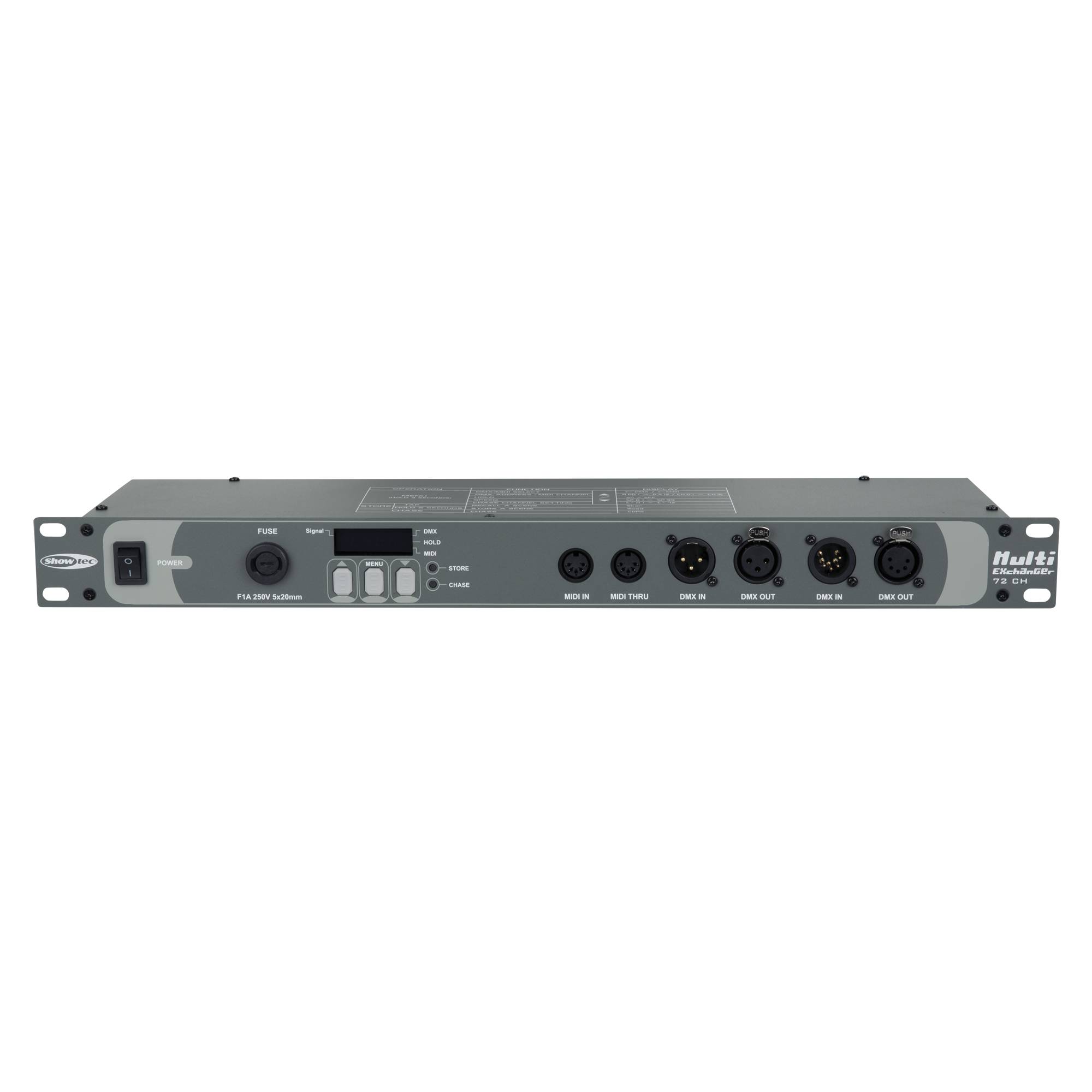 Showtec Multi Exchanger DMX512 zu 72-Kanal ANALOG Ausgang