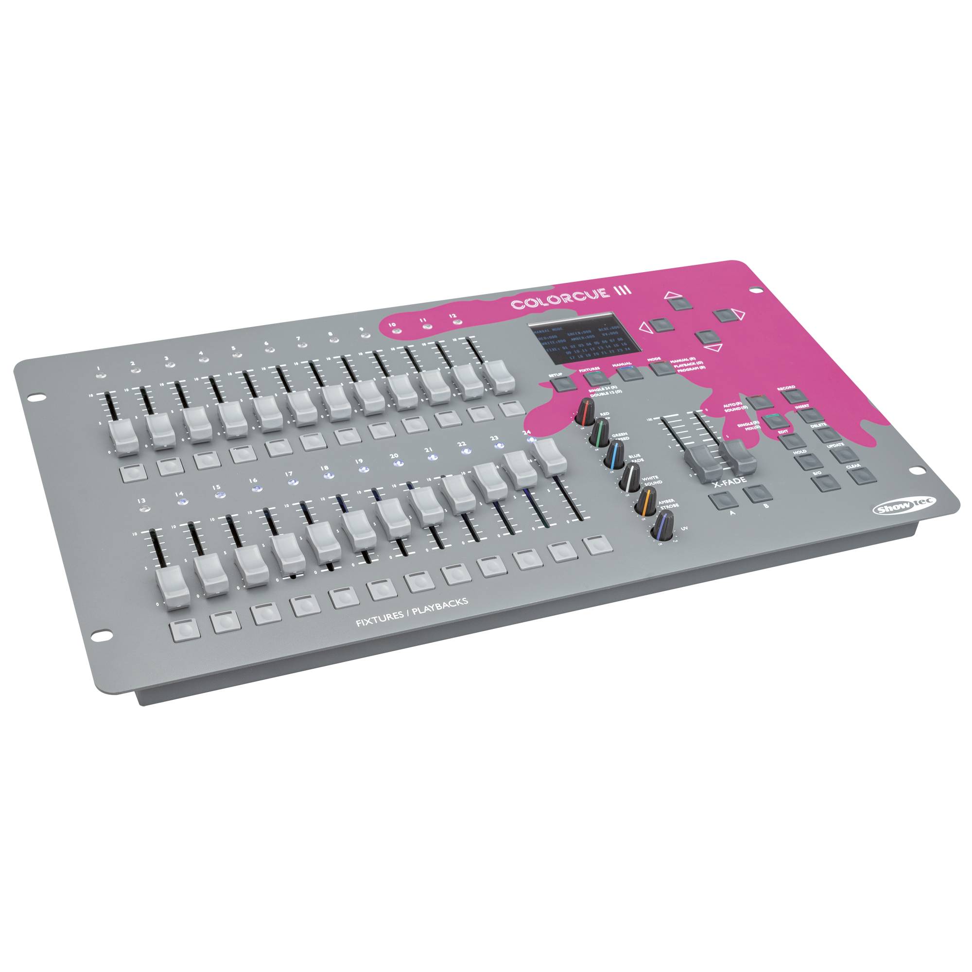 Showtec ColorCue 3 Intelligent 24-fader, 6-color LED controller
