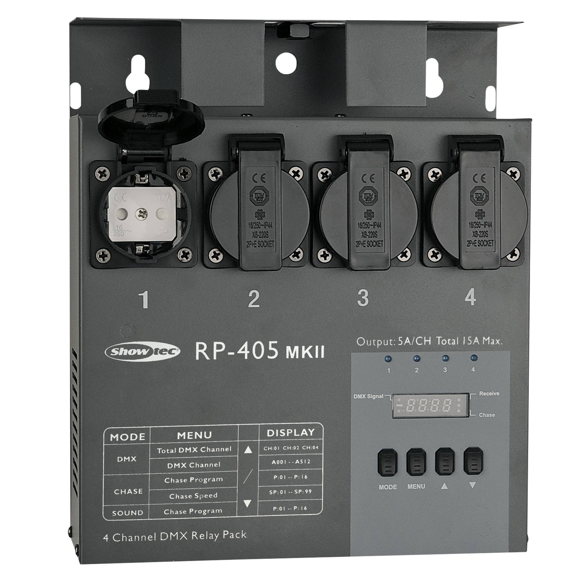 Showtec RP-405 MKII Relay Pack