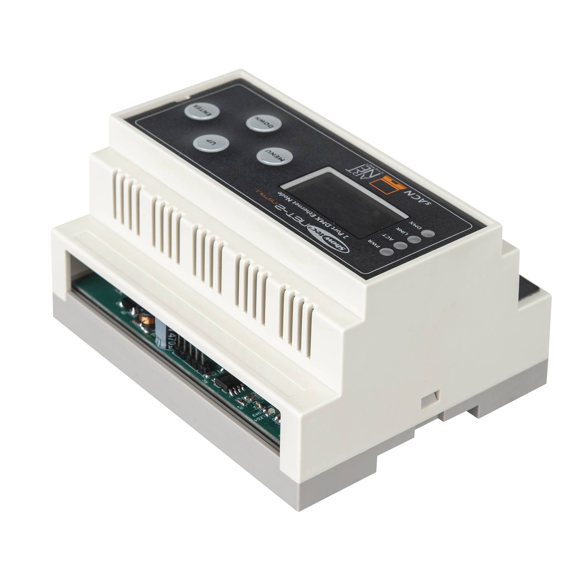 Showtec NET-2 Install Din-rail