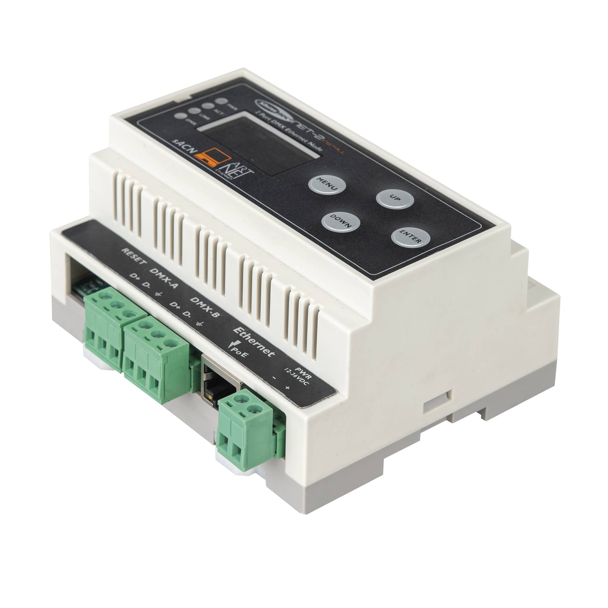 Showtec NET-2 Install Din-rail