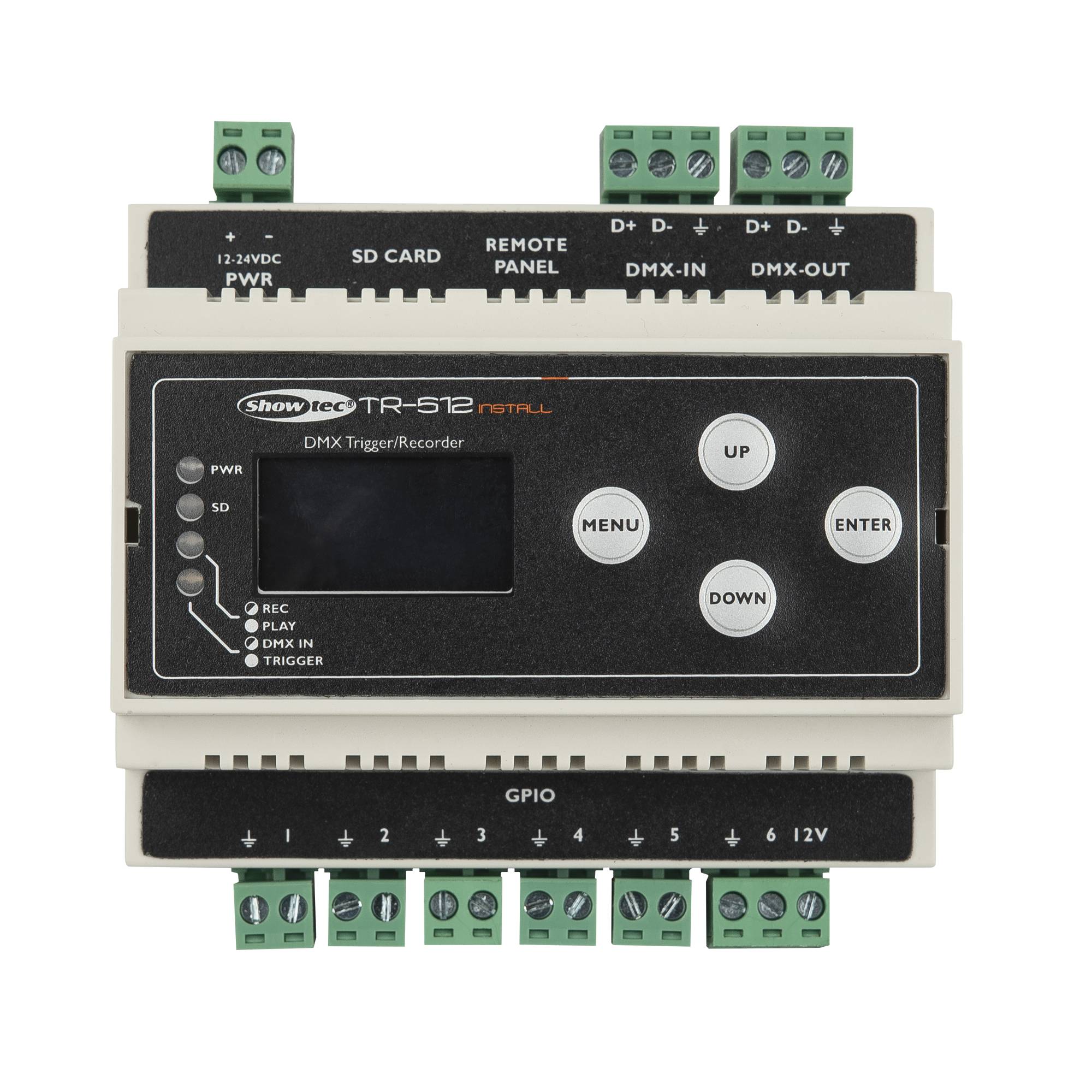 Showtec TR-512 Install Din-rail