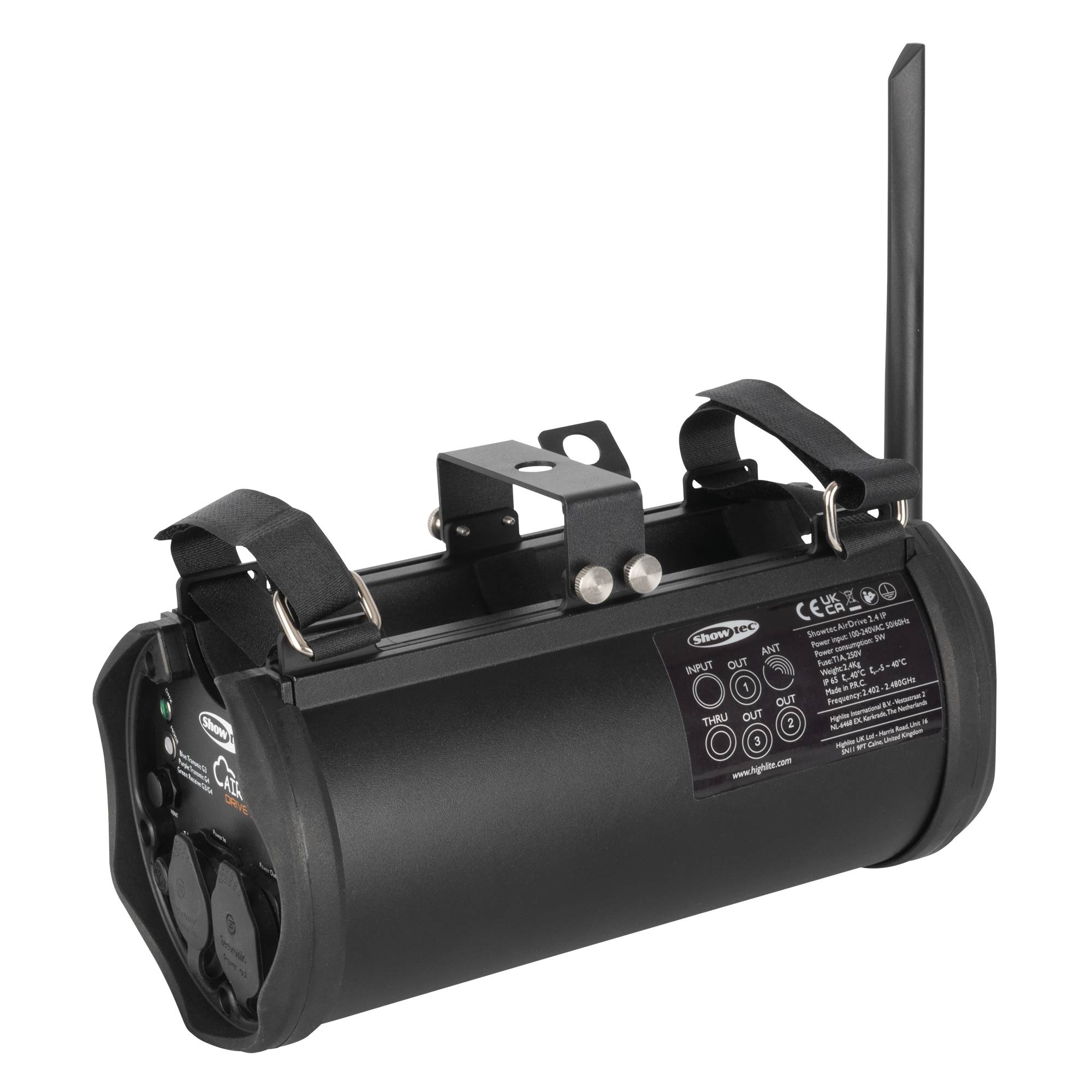 Showtec AirDrive 2.4 IP 3-pin XLR DMX-Transceiver